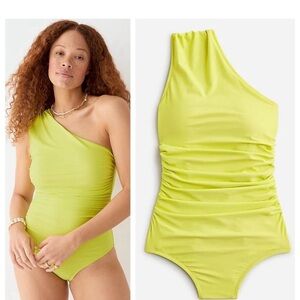 J. Crew Yellow One Piece Swimsuit